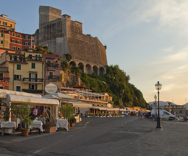 Photo of the ancient medieval castle of Lerici