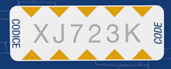 Esempio del codice indicato nella Porto Venere Card