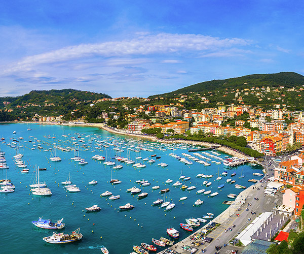 Panoramaaufnahme des Golfs von Lerici